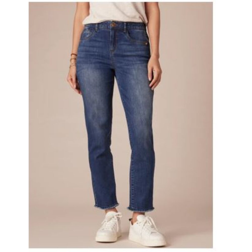 Democracy Straight Leg Jeans in Medium Blue